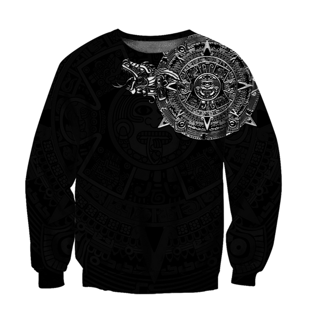 Aztec Warrior 3D All Over Printed Unisex Hoodie