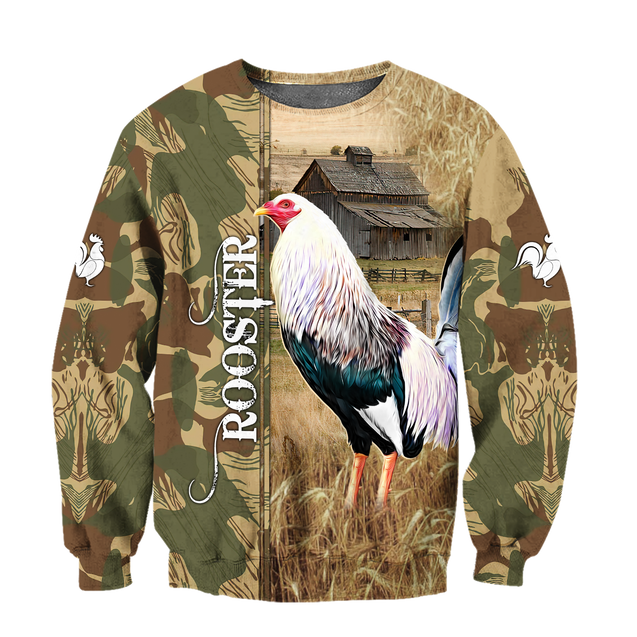 Premium Rooster 3D Printed Unisex Shirts