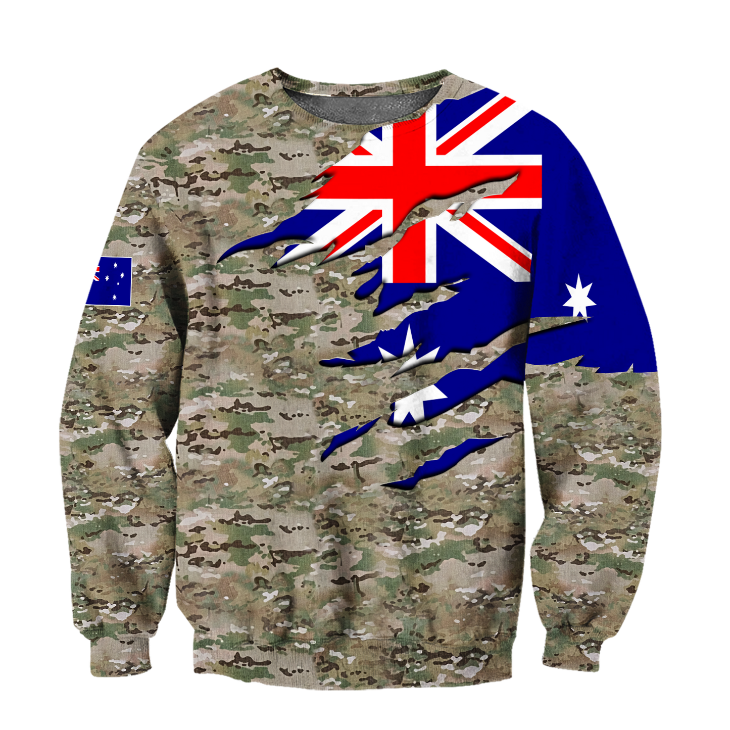 Remembrance Australia Camo Soldier 3D print shirts