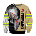 Customize Name Firefighter 3D All Over Printed Hoodie Shirts For Men And Women MH08122004