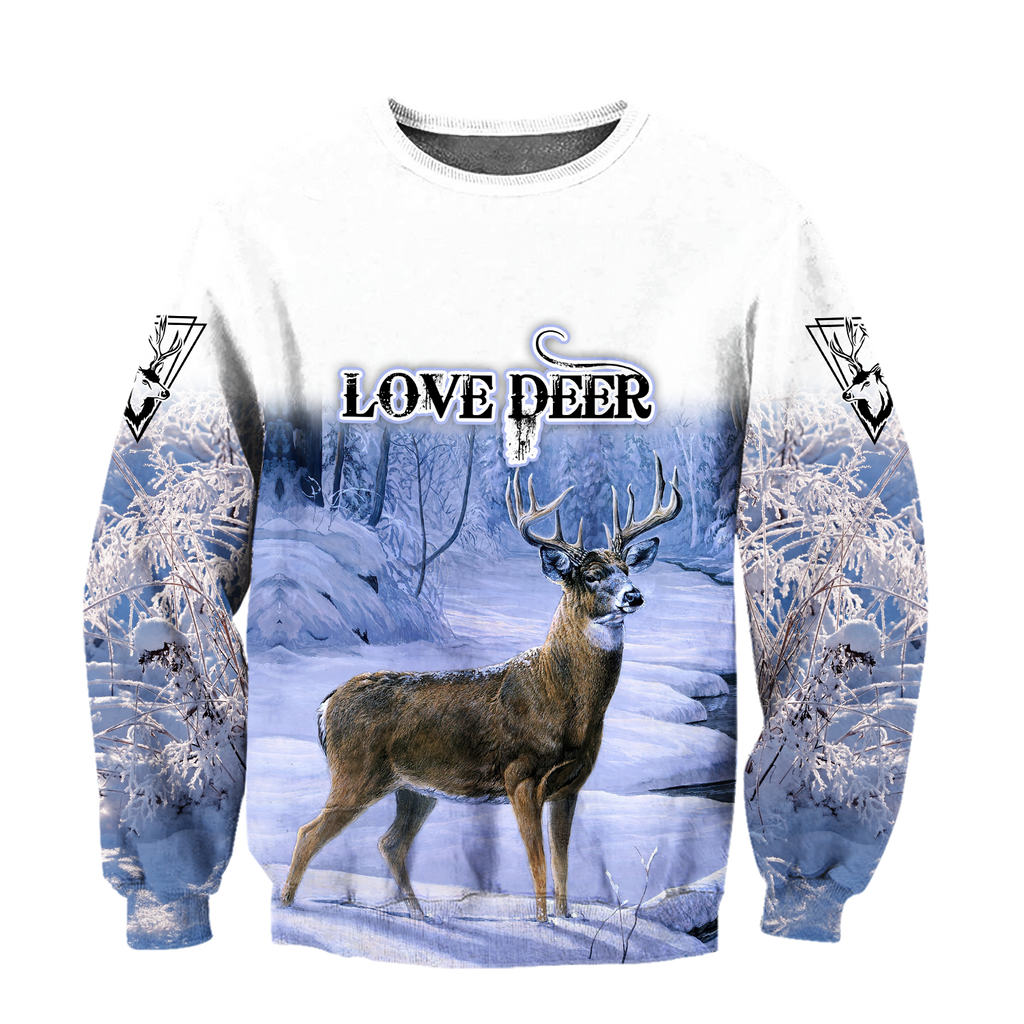 Love Deer 3D All Over Printed Shirts