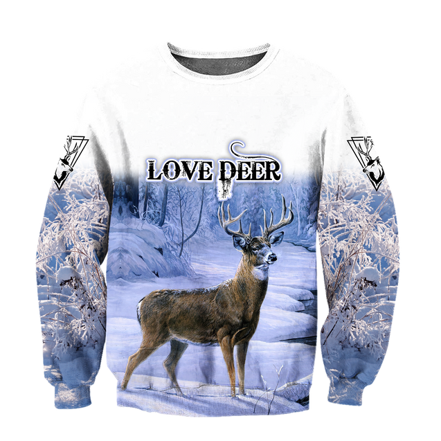 Love Deer 3D All Over Printed Shirts