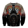 Native Skull 3D All Over Printed Hoodie Shirts For Men And Women MH09122003