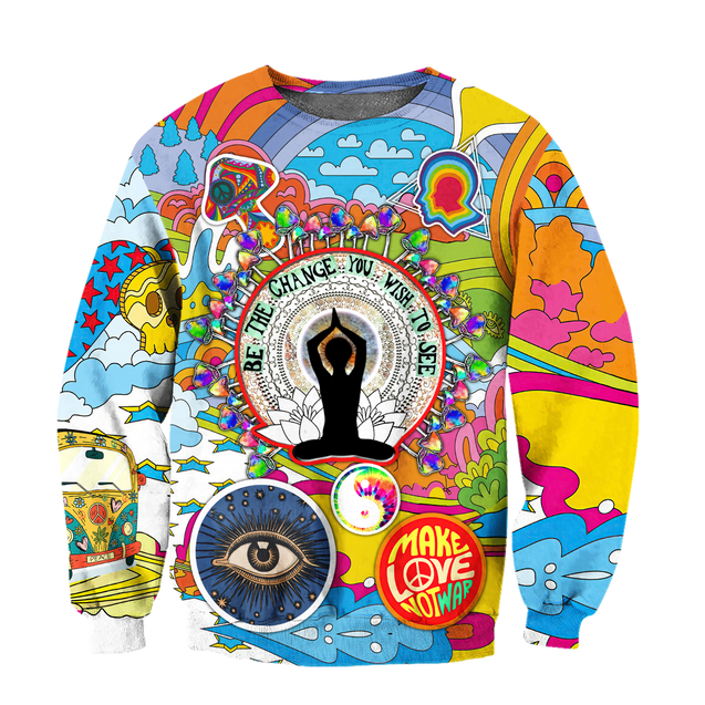 Hippie Art 3D All Over Printed Hoodie Shirts For Men And Women MH09122001HH