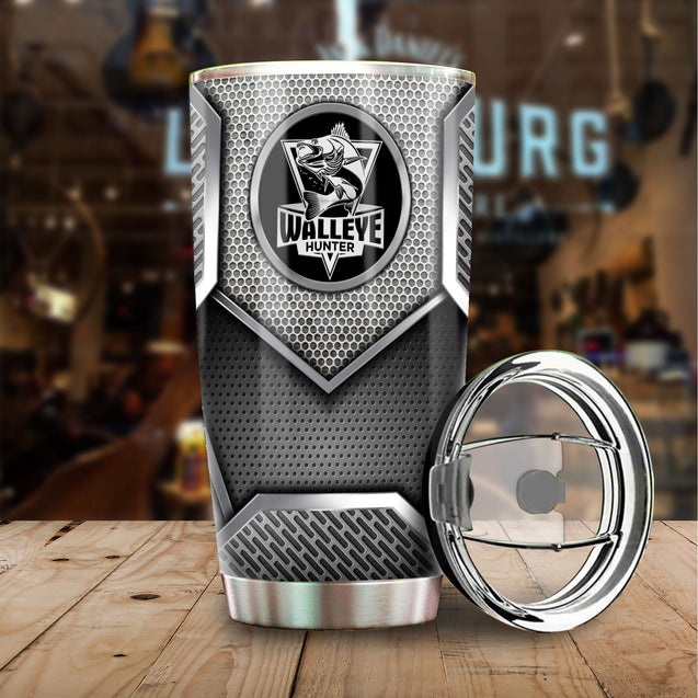 Walleye Fishing Metal Stainless Steel Tumbler 20 Oz HC27504 - Amaze Style™-Tumbler