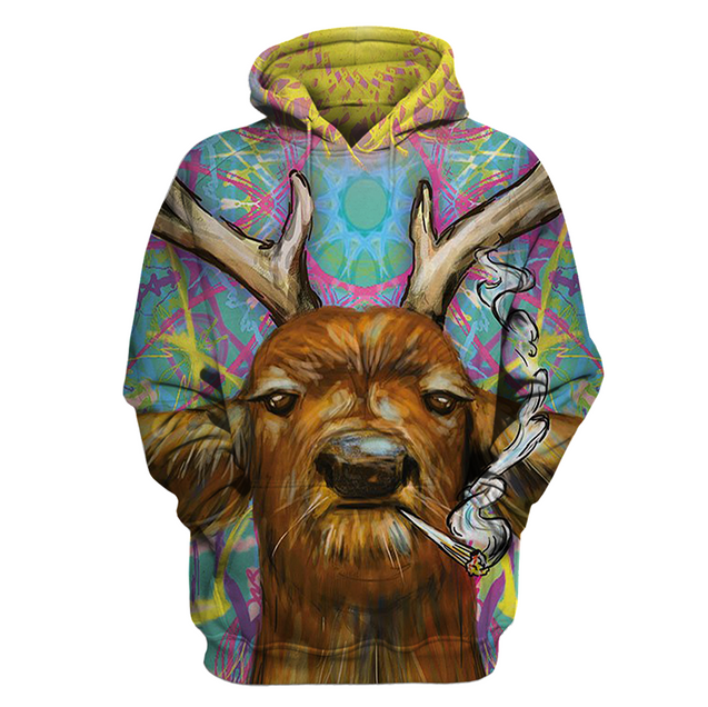 3D AOP Deer Funny Shirt-Apparel-6teenth World-Hoodie-S-Vibe Cosy™