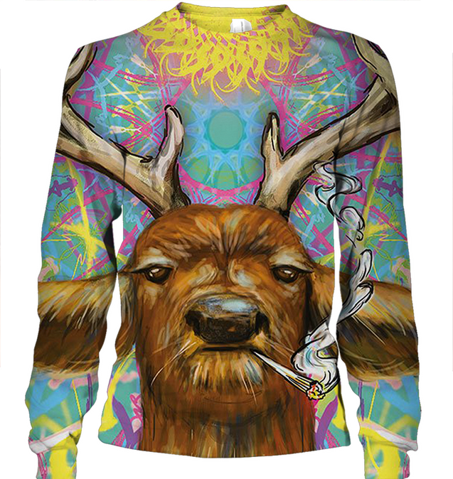 3D AOP Deer Funny Shirt-Apparel-6teenth World-Sweatshirt-S-Vibe Cosy™