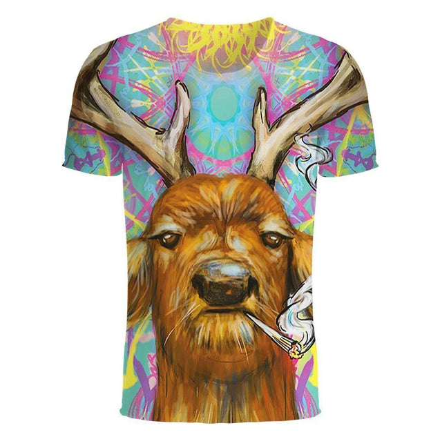 3D AOP Deer Funny Shirt-Apparel-6teenth World-T-Shirt-S-Vibe Cosy™