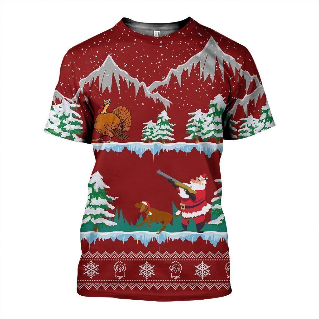 3D All Over Printed Wild Turkey Hunting Shirts-Apparel-6teenth World-T-Shirt-S-Vibe Cosy™