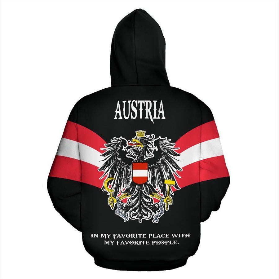 Wings of Austria Hoodie AF-NVD1042-Apparel-Dung Van-Hoodie-S-Vibe Cosy™