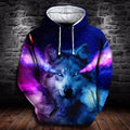 3D All Over Print blue and red wolf black wall brick background Hoodie-Apparel-HD09-Hoodie-S-Vibe Cosy™