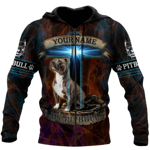 Personalized Pitbull 3d hoodie shirt for men and women SN14042101