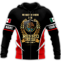 Personalized Name Aztec Mexico 3D All Over Printed Hoodie