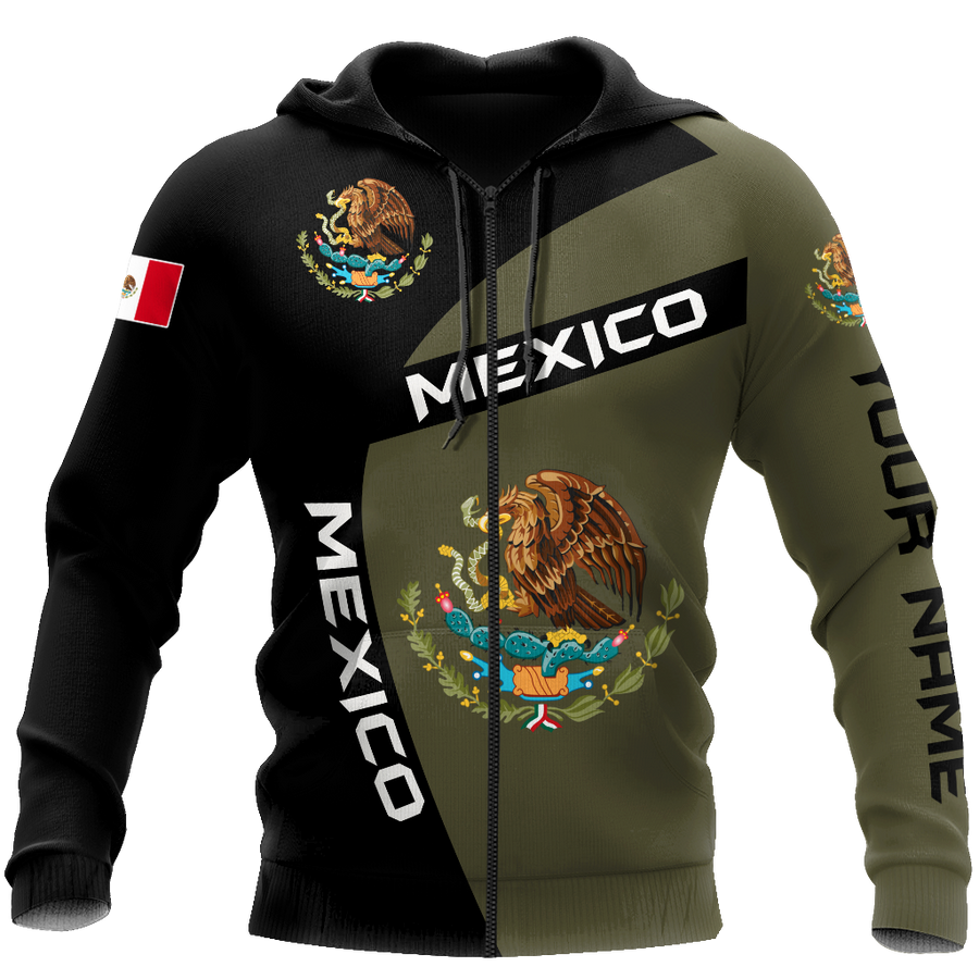 Personalized Mexico 3D All Over Printed Hoodie