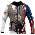 US Veteran 3D All Over Printed Unisex Hoodie