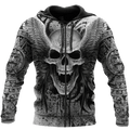 Aztec Mexican Skull 3D All Over Printed Unisex Hoodie