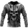 Aztec Mexican Skull 3D All Over Printed Unisex Hoodie