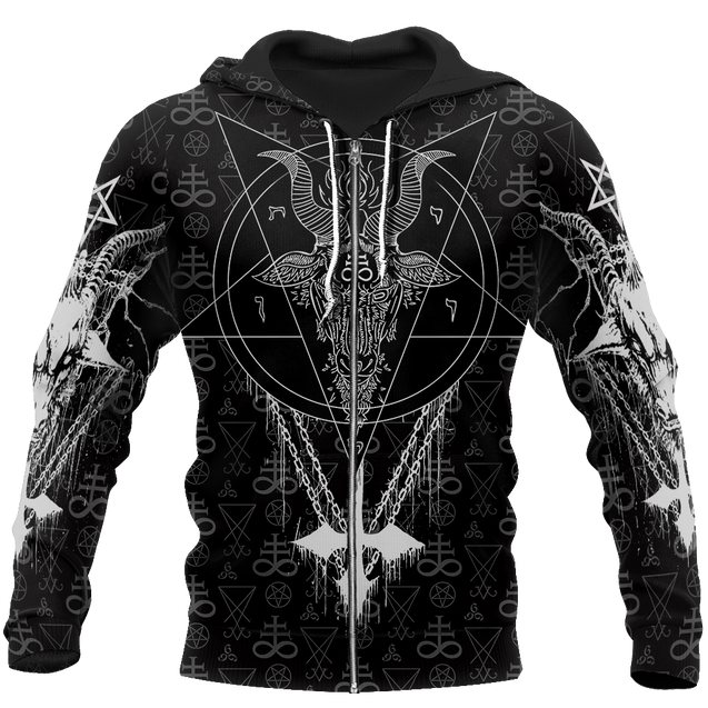 Satanic 3D All Over Printed Hoodie MP856CHV