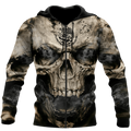 Mexican Skull 3D All Over Printed Unisex Hoodie