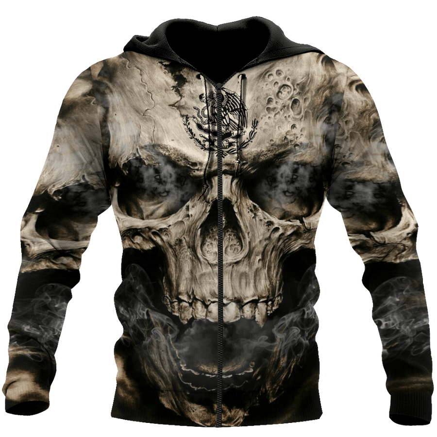 Mexican Skull 3D All Over Printed Unisex Hoodie