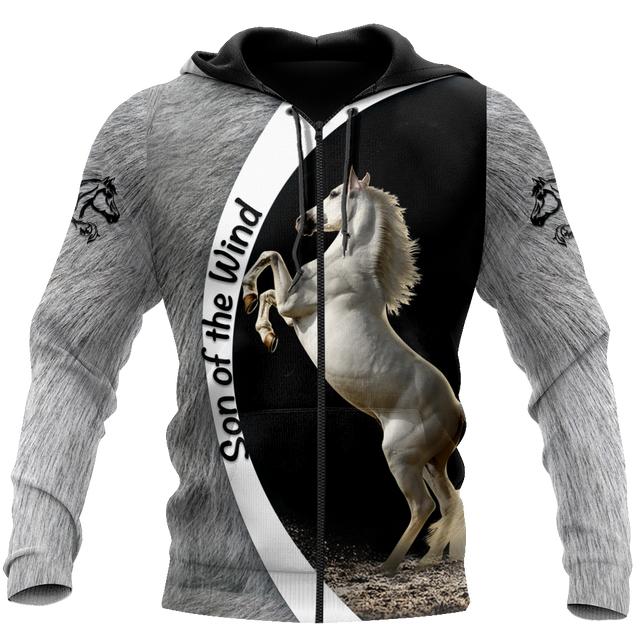 Beautiful White Horse 3D All Over Printed Shirts For Men And Women TNA11202001CL