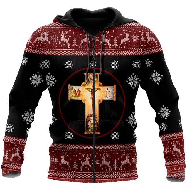 Jesus Christmas  3D All Over Printed Shirts For Men and Women