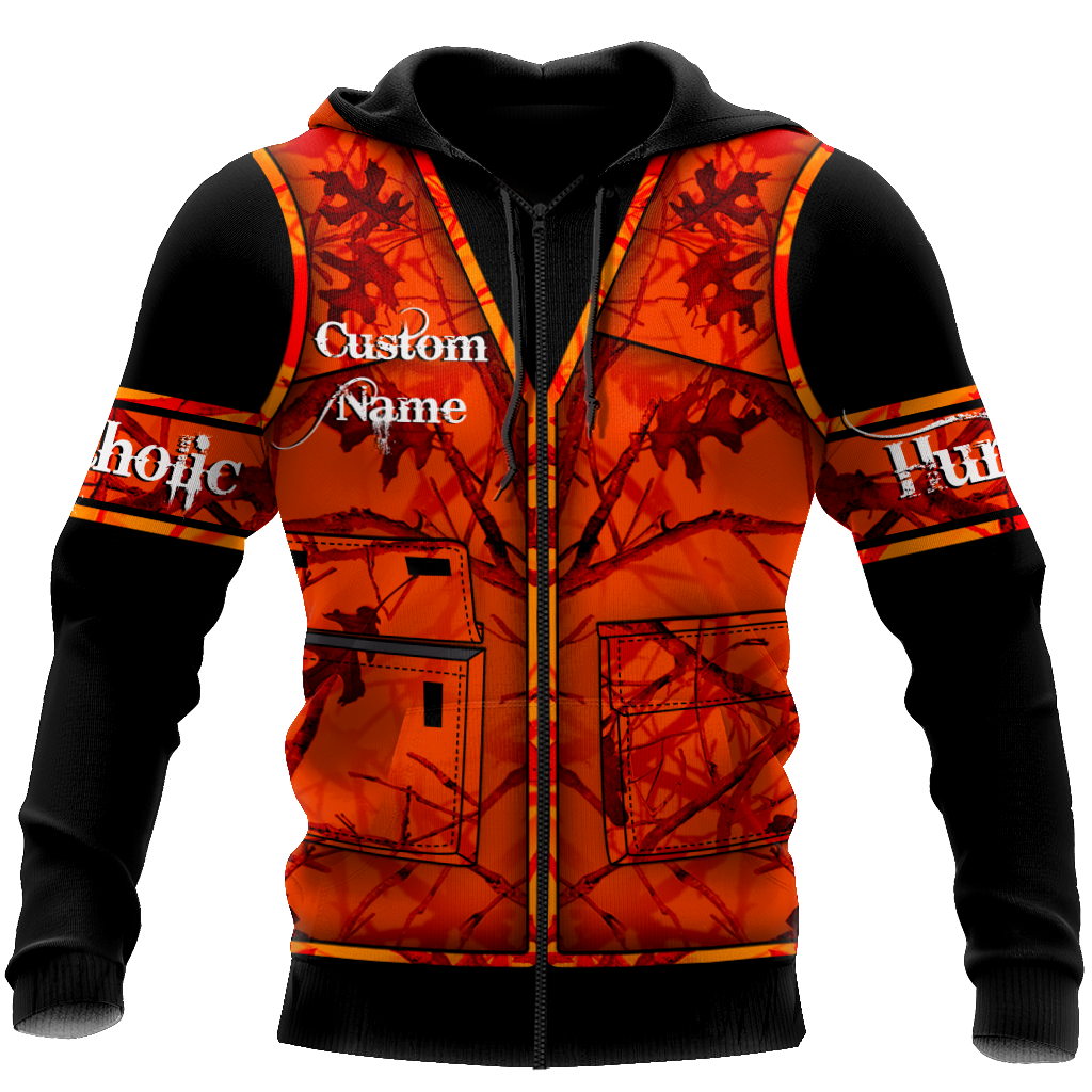 Premium Hunting for Hunter Custom Name 3D Printed Unisex Shirts