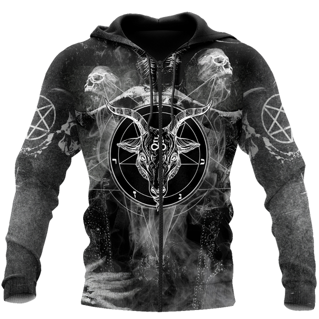 Satanic 3D All Over Printed Hoodie Shirt MP14092006CHV