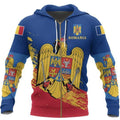 Romania Special Hoodie Blue Version NNK-039-Apparel-NNK-Zipped Hoodie-S-Vibe Cosy™