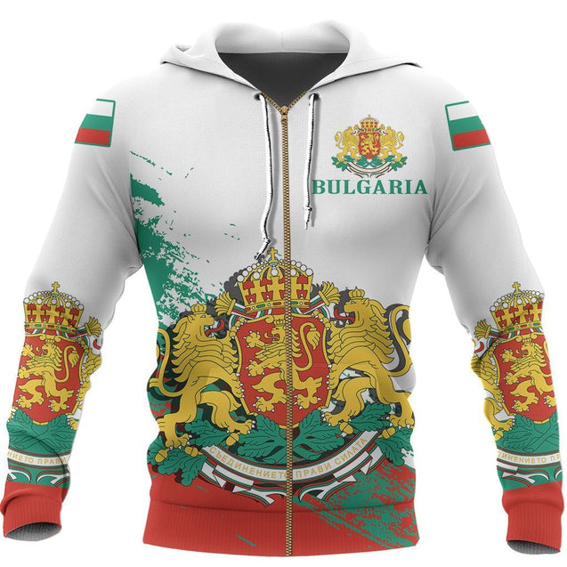 Bulgaria Special Hoodie-Apparel-NNK-Zipped Hoodie-S-Vibe Cosy™