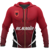 Albania Active Special Hoodie NNK 1113-Apparel-NNK-Zip-Up Hoodie-S-Vibe Cosy™