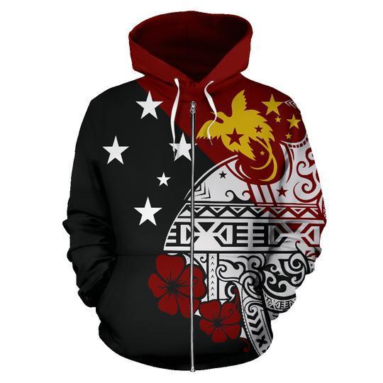 New Guinea Polynesia Zip Up Hoodie J9 ZIP-NVD1115-Apparel-Amazing Hoodie-Zipped Hoodie-S-Vibe Cosy™