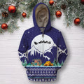 3D All Over Print Camping Christmas Hoodie-Apparel-NTH-Zipped Hoodie-S-Vibe Cosy™