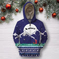 3D All Over Print Hunting Duck Christmas Hoodie-Apparel-HD09-Zipped Hoodie-S-Vibe Cosy™