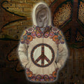 Hippie 3D All Over printed Shirts for Men and Women TT-Apparel-TT-Zipped Hoodie-S-Vibe Cosy™