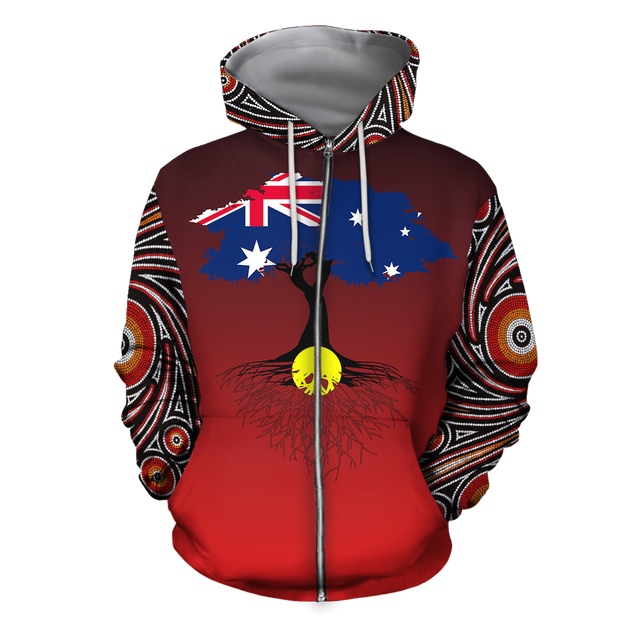 Australia Aboriginal 3D All Over Printed Hoodie Shirts JJ040402-Apparel-MP-Zipped Hoodie-S-Vibe Cosy™