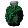 American Samoa Polynesian Hoodie - GREEN-Apparel-Phaethon-Hoodie-S-Vibe Cosy™