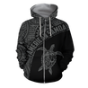 American Samoa Polynesian Hoodie -Gray-Apparel-Phaethon-Hoodie-S-Vibe Cosy™