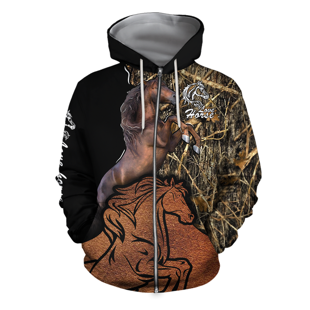 Beautiful Horse Shirt Muddy Design - Winter Set for Men and Women JJ111201-Apparel-NNK-Hoodie-S-Vibe Cosy™