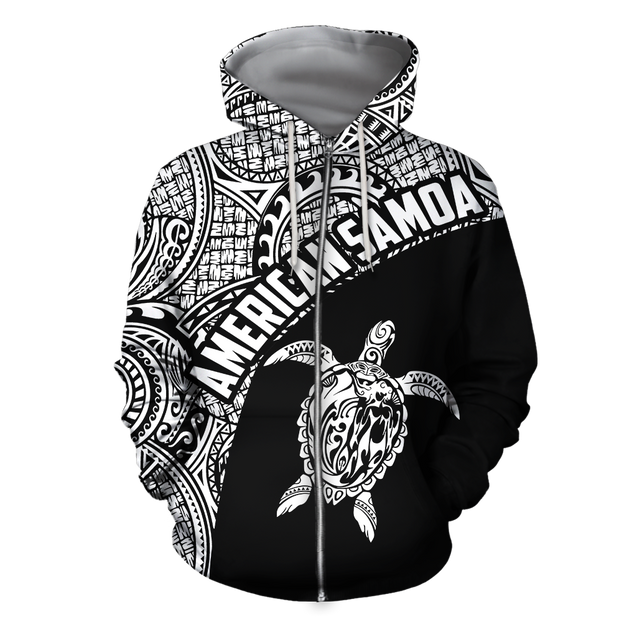 American Samoa Polynesian Hoodie -White H9-Apparel-Phaethon-Hoodie-S-Vibe Cosy™