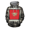 All Over Printed Military Insignia Shirts-Apparel-HP Arts-Hoodie-S-Vibe Cosy™