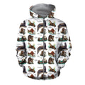 3D All Over Printed Otters Of The World Shirts and Shorts-Apparel-HP Arts-ZIPPED HOODIE-S-Vibe Cosy™