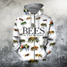 All Over Printed The Bees-Apparel-Phaethon-Zip-S-Vibe Cosy™