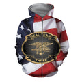 All Over Printed Marine corps american flag logo Shirts-Apparel-HP Arts-ZIPPED HOODIE-S-Vibe Cosy™
