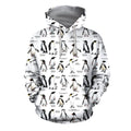 3D All Over Printed Penguins of the World Shirts And Shorts-Apparel-HP Arts-Hoodie-S-Vibe Cosy™