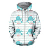 3D All Over Best Mom Dolphin Hoodie-Apparel-Khanh Arts-Zipped Hoodie-S-Vibe Cosy™