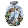 3D All Over Print Spirited Away Hoodie-Apparel-Khanh Arts-Zipped Hoodie-S-Vibe Cosy™