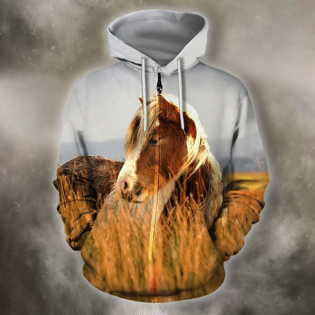 3D All Over Printing Horse Darraweit Guim Shirts-Apparel-Phaethon-Zip-S-Vibe Cosy™