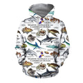 3D All Over Printed Marine Animals of the Caribbean Ocean Shirts And Shorts-Apparel-HP Arts-Hoodie-S-Vibe Cosy™