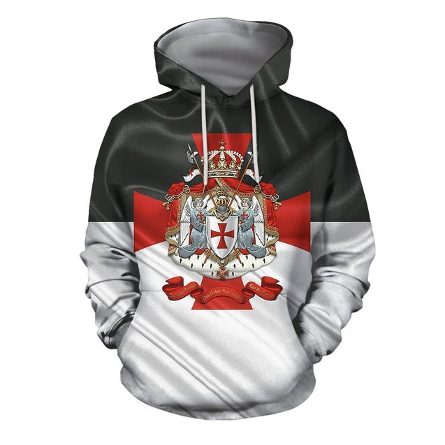 3D All Over Printed Templar Logo-Apparel-HP Arts-Hoodie-S-Vibe Cosy™